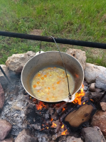 Zupas ēšana pēc velobrauciena